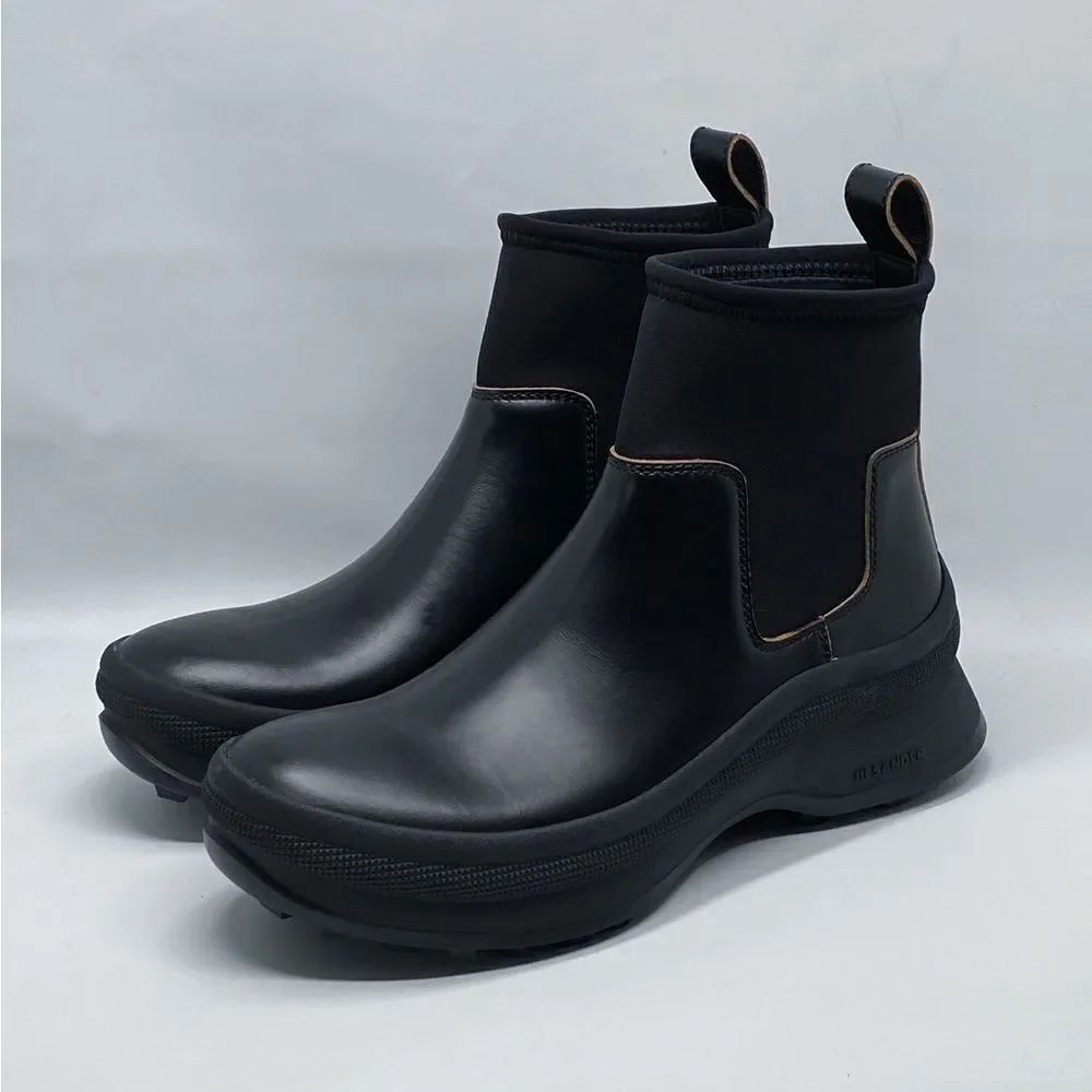 Jil Sander Men’s Leather Ankle Boots size 42/us size 9